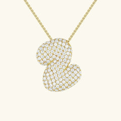 Bubble Initial Necklace