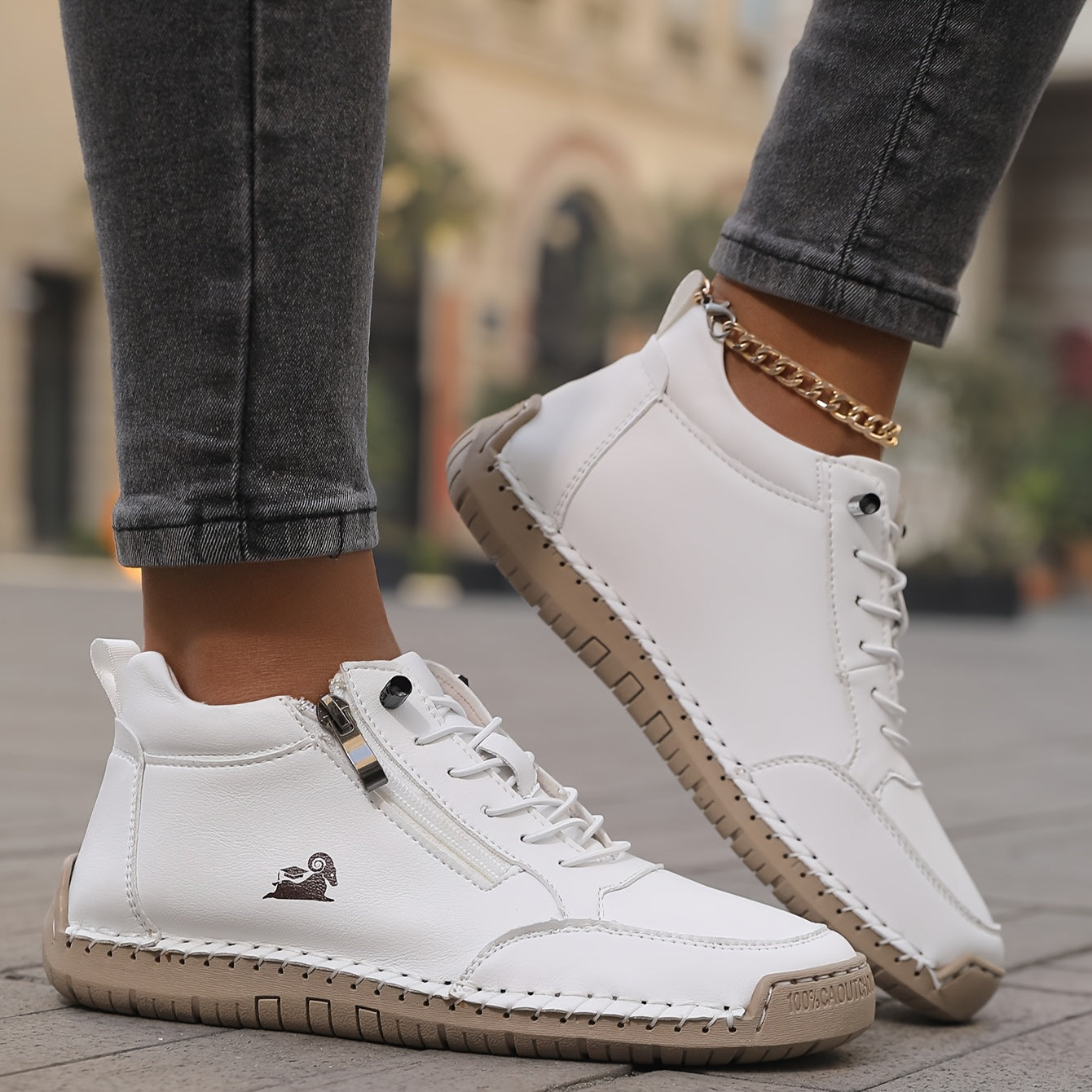 Madison™ | Orthopedic Zip Comfort Sneakers