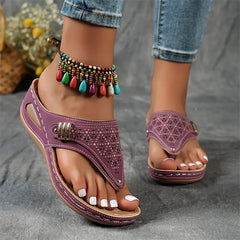 Anna™ | Comfort Wedge Toe Sandals
