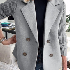 Camryn™ Elegant Knit-Sleeve Blazer