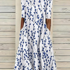 Ayla™ | Coastal Floral Midi Dress