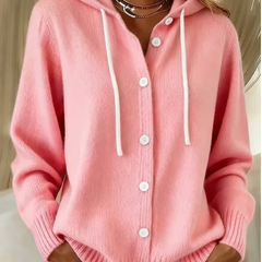 Bella™ | Cozy Hooded Knit Cardigan
