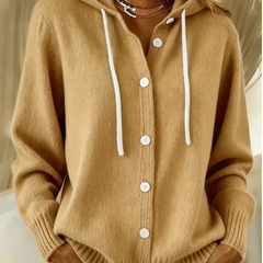 Bella Cozy Hooded Knit Cardigan