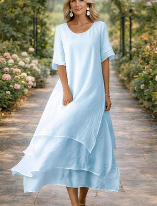 April™ Elegant Dress - Blue