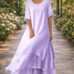 April™ Elegant Dress - Purple