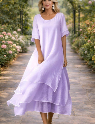 April™ Elegant Dress - Purple