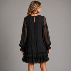 Cecelia | Elegant Ruffle Mini Dress