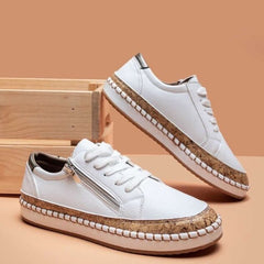 Oluchi™  Floral Orthopedic Zipper Sneakers