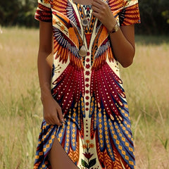 Reese™ Trendy Ethnic Printed Summer Dress