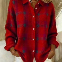 Salome™ Cloud-Soft Plaid Button-Up
