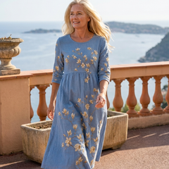 Bluebell Meadow Pocket Midi Dress