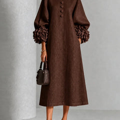 Delphine™ Floral Button-Down Midi Dress