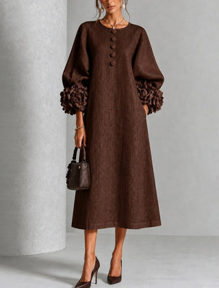 Delphine™ Floral Button-Down Midi Dress