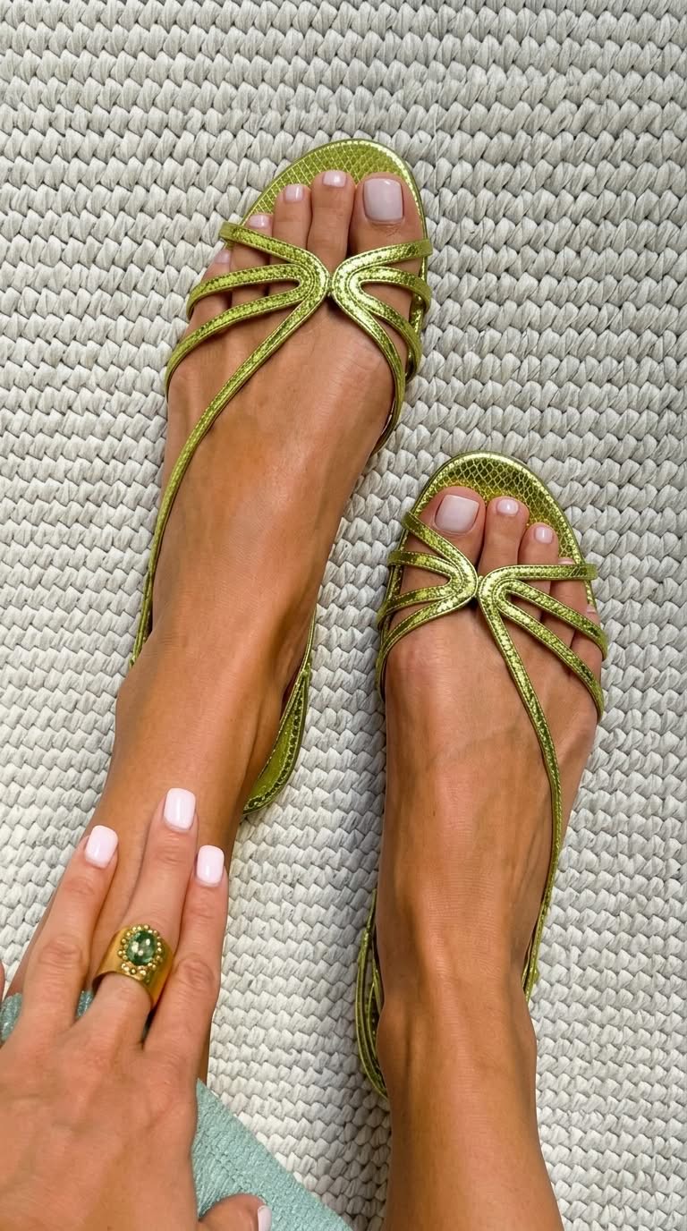 Monroe | Elegant Gold Vintage Sandals