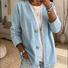 Corinne™ Denim Button Coat