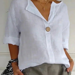 Amara™ Relaxed V-Neck Top