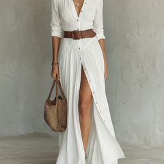 Camille™ Linen Blend Maxi Dress