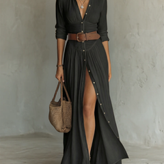 Camille™ Linen Blend Maxi Dress