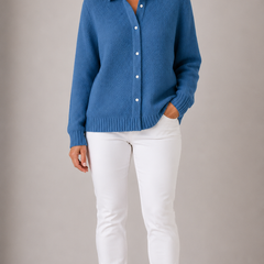 Amari Classic Waffle Knit Cardigan