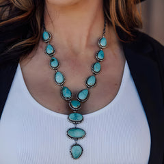 Elegant Vintage Turquoise Jewelry Set