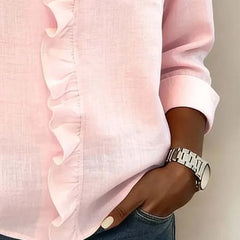 Lottie™ Ruffle V-Neck Blouse