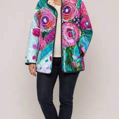 CALLIOPE™ | Elegant Floral Pattern Jacket