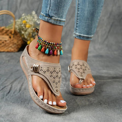 Anna™ | Comfort Wedge Toe Sandals