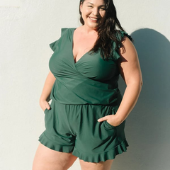 Alivia™ Sculpt & Support Ruffle Swimsuit