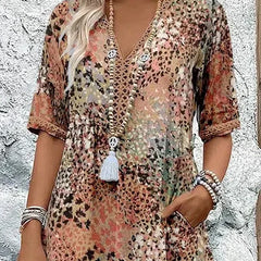 Maya™ Vibrant Midi Dress