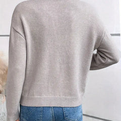 Quinn™ Elegant Lace Detail Jumper