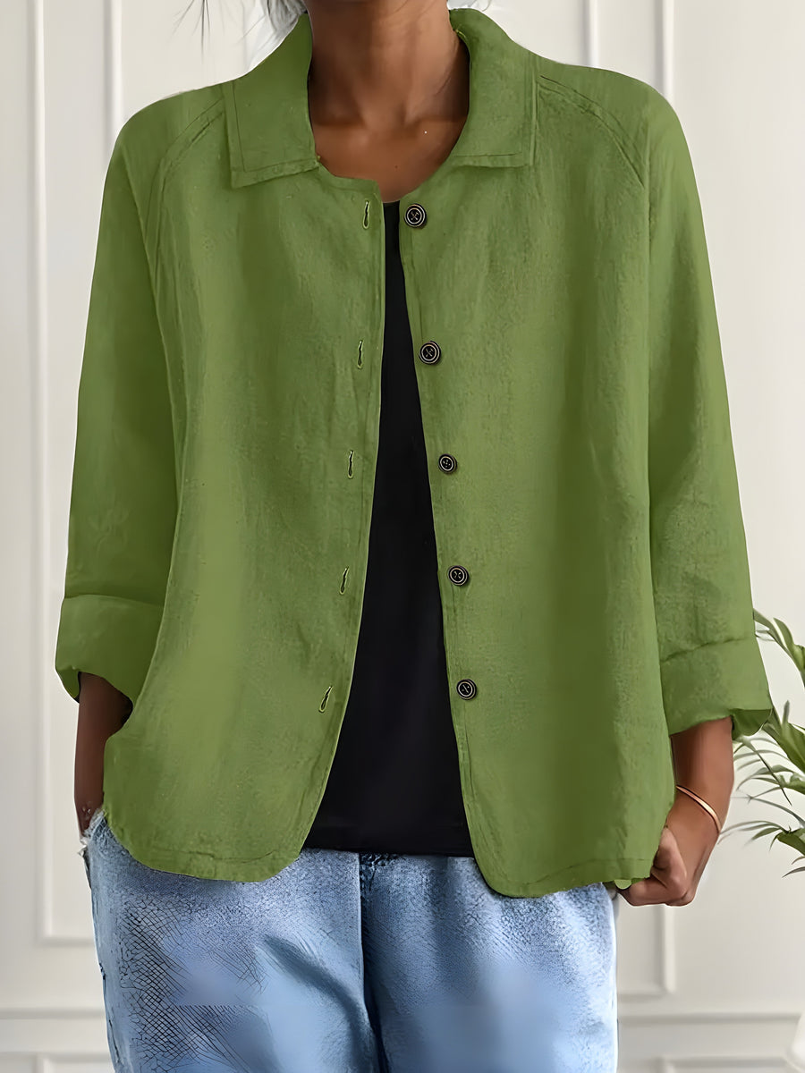 Tara™ | Relaxed Button Blouse