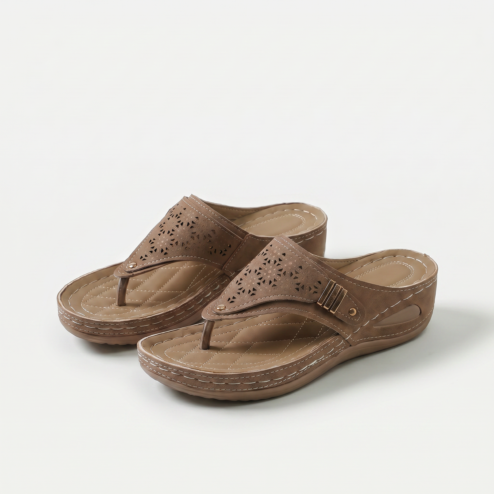 Anna™ | Comfort Wedge Toe Sandals