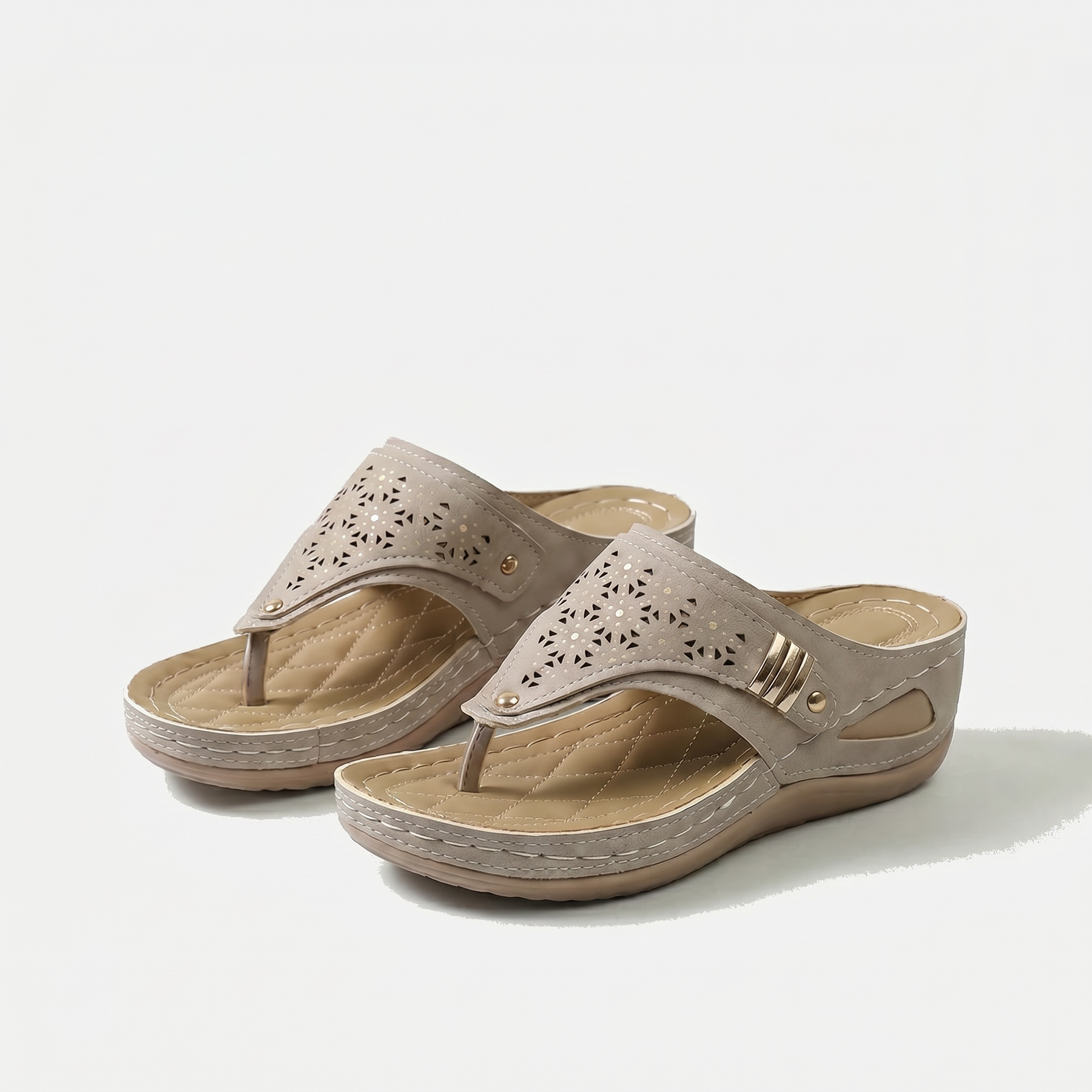 Anna™ | Comfort Wedge Toe Sandals