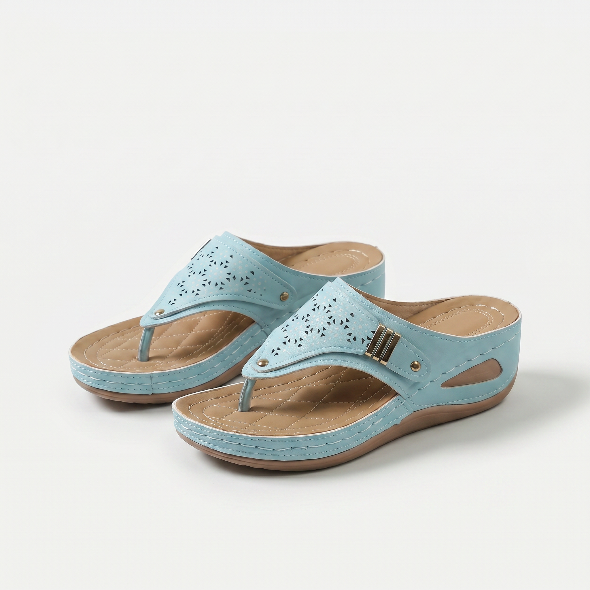 Anna™ | Comfort Wedge Toe Sandals