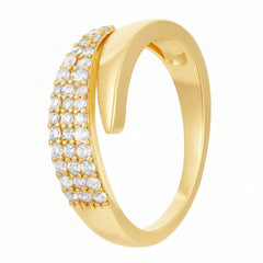 Elegant Gold Ring | Symbol of Strength, Hope & Solidarity