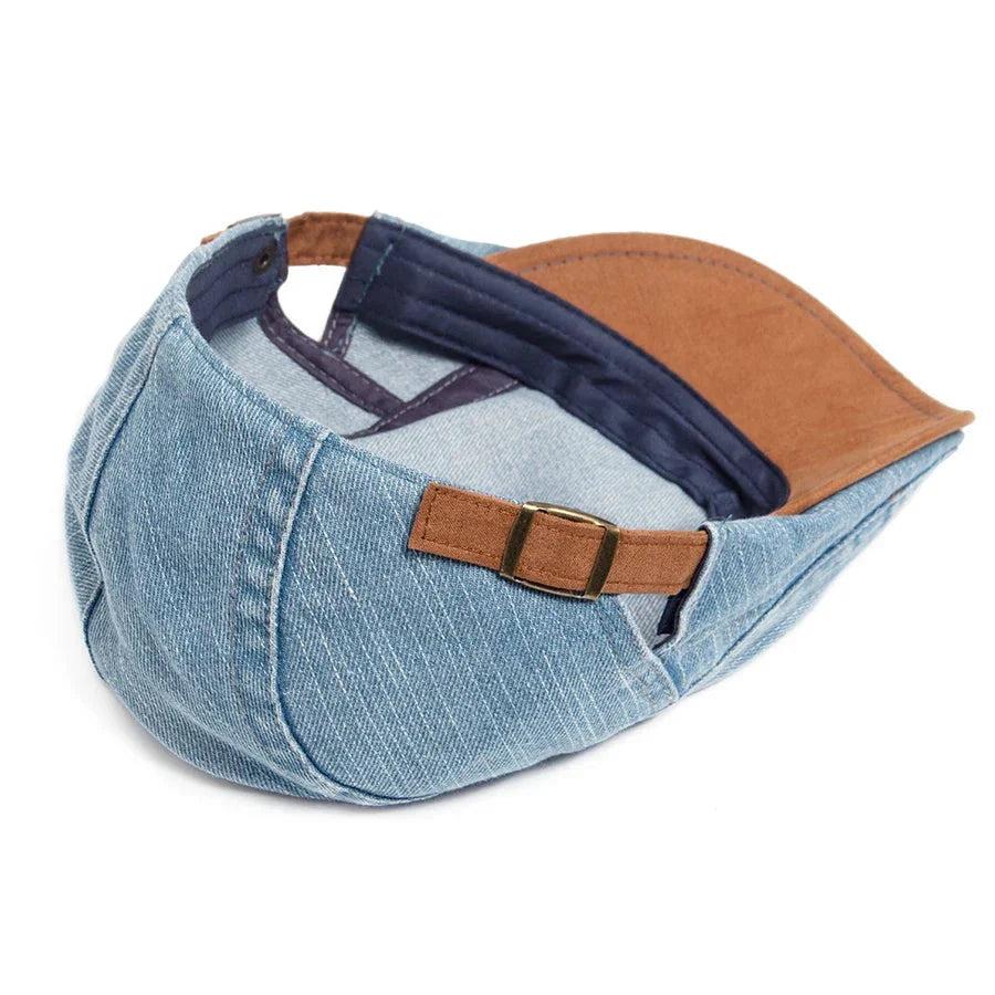 Kian™ Premium Denim Flat Cap