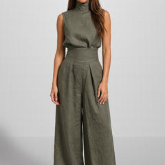 Aleia™ Linen Blend Two-Piece Set
