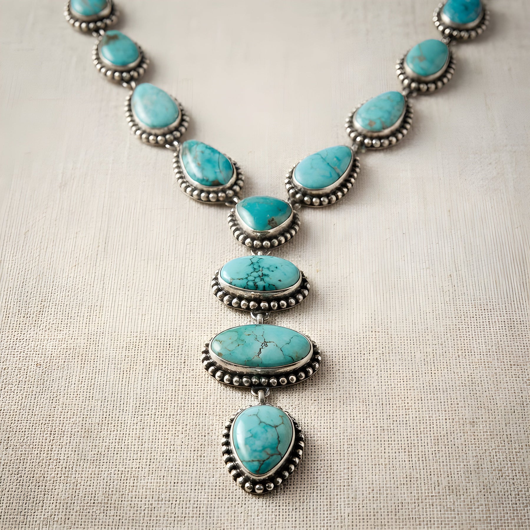 Elegant Vintage Turquoise Jewelry Set