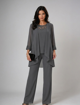 Iva Embellished Three-Piece Set