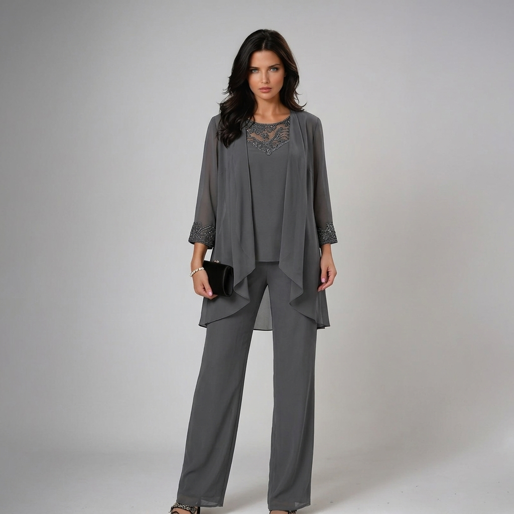 Iva Embellished Three-Piece Set
