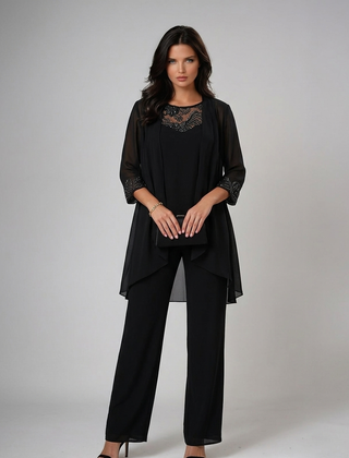 Iva Embellished Three-Piece Set