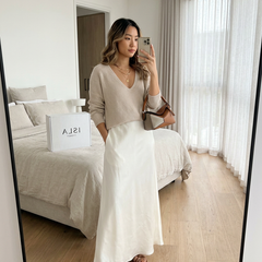 Isolde™ Knit & Satin Ensemble