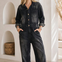 Johanna™ Relaxed Denim Jumpsuit
