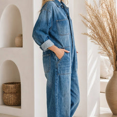 Johanna™ Relaxed Denim Jumpsuit