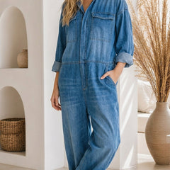 Johanna™ Relaxed Denim Jumpsuit
