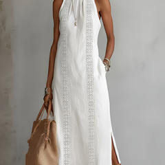 Emberly™ Relaxed Embroidered Midi Dress