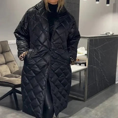 Briar™ Diamond Quilted Long Coat