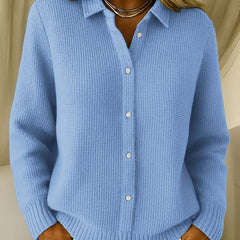Amari™ | Classic Waffle Knit Cardigan