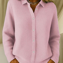 Amari Classic Waffle Knit Cardigan