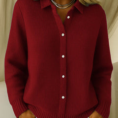Amari™ | Classic Waffle Knit Cardigan
